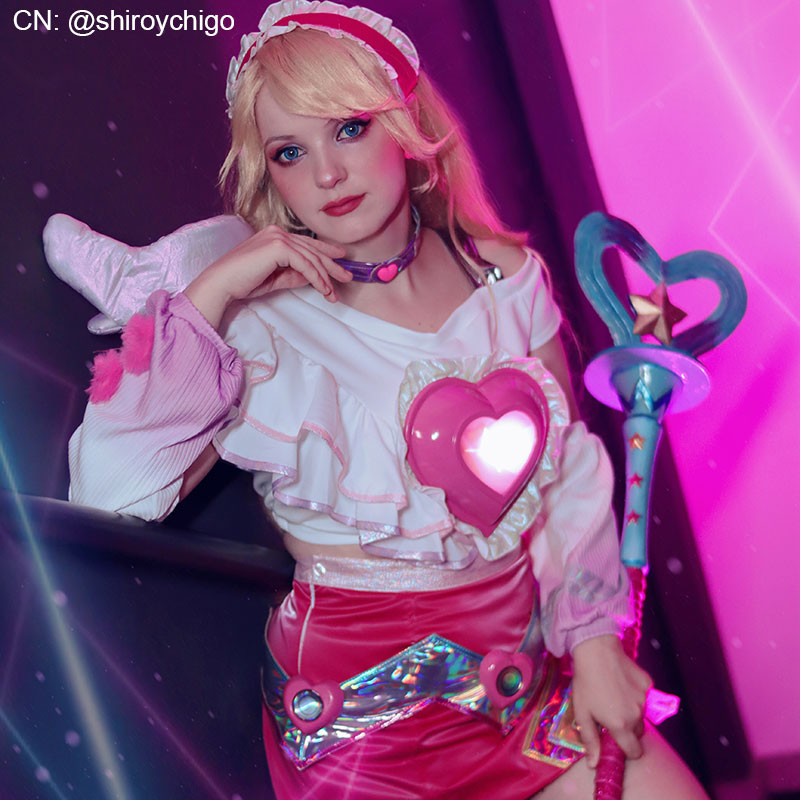League Of Legends LOL Lovestruck Lux Cosplay Costume Halloween Costume