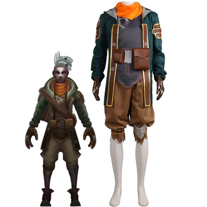 LOL Arcane League of Legends Ekko Cosplay Costume Halloween Costume