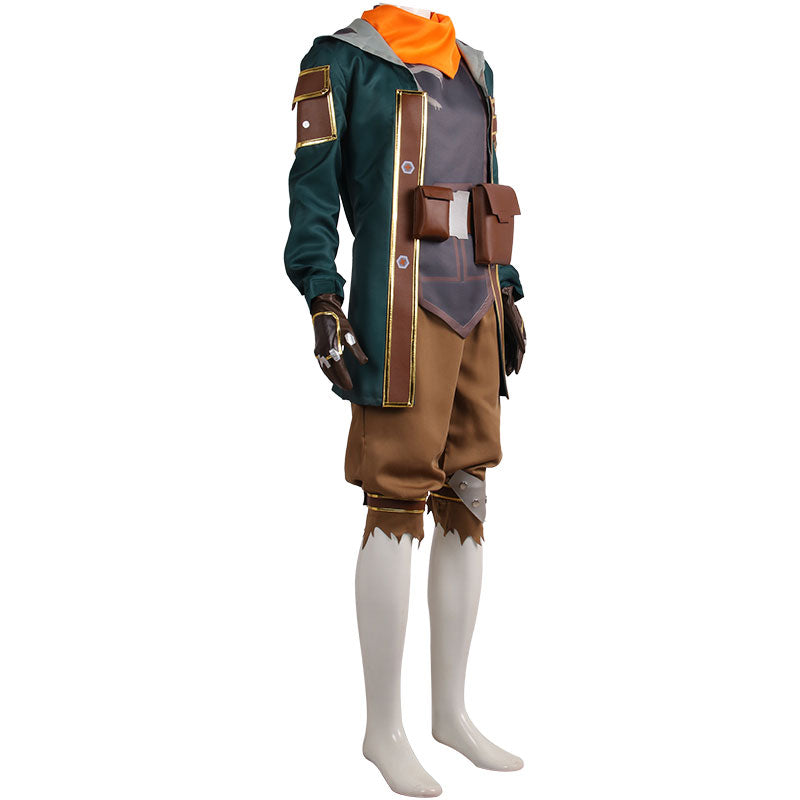 LOL Arcane League of Legends Ekko Cosplay Costume Halloween Costume