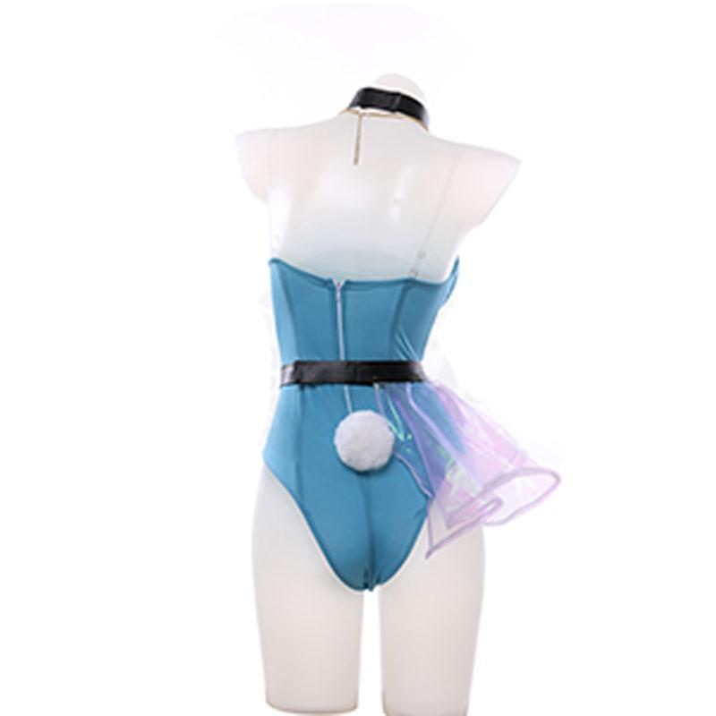 LOL KDA Seraphine Bunny Gril Fanart Cosplay Costume