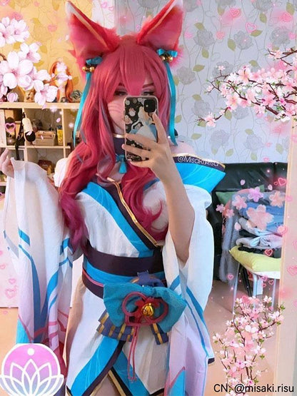 Ready To Ship LOL Spirit Blossom Ahri Cosplay Costume Halloween Costume