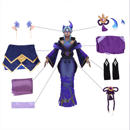 LOL League Of Legends Spirit Blossom Alune Cosplay Halloween Costume
