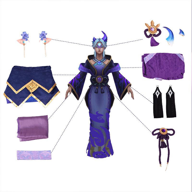 LOL League Of Legends Spirit Blossom Alune Cosplay Halloween Costume