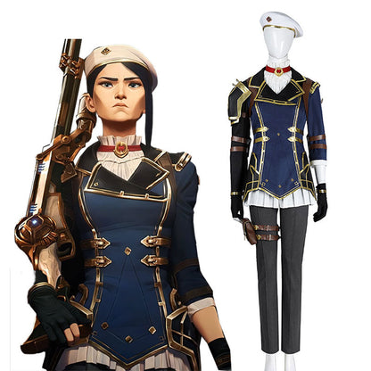 LOL Arcane Season 2 Caitlyn Cosplay Costume Halloween Costume