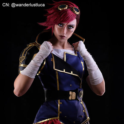 LOL Arcane Season 2 Vi Cosplay Costume Halloween Costume