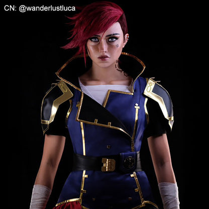 LOL Arcane Season 2 Vi Cosplay Costume Halloween Costume