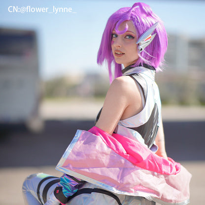 LOL Battle Dove Seraphine Cosplay Costume