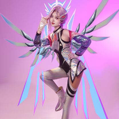 LOL Battle Dove Seraphine Cosplay Costume