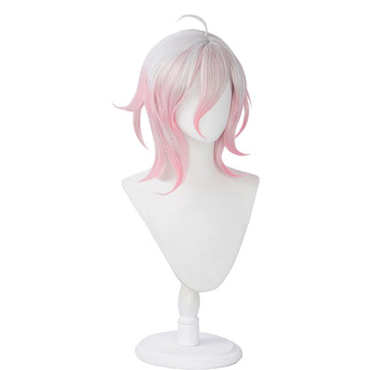 League Of Legends LOL Briar  Short White Gradient Pink Cosplay Wigs Halloween wig