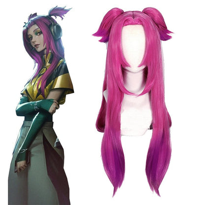 League Of Legends LOL Heartsteel Alune Pink Cosplay Wigs