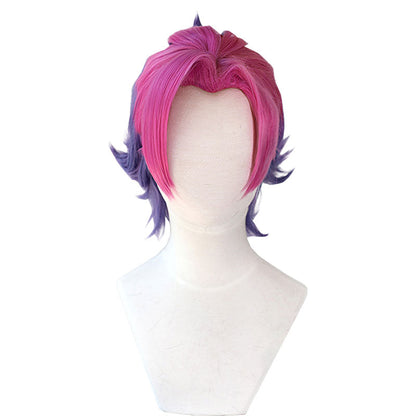 League Of Legends LOL Heartsteel Shieda Kayn Red Mixed Purple Cosplay Wig Halloween wig