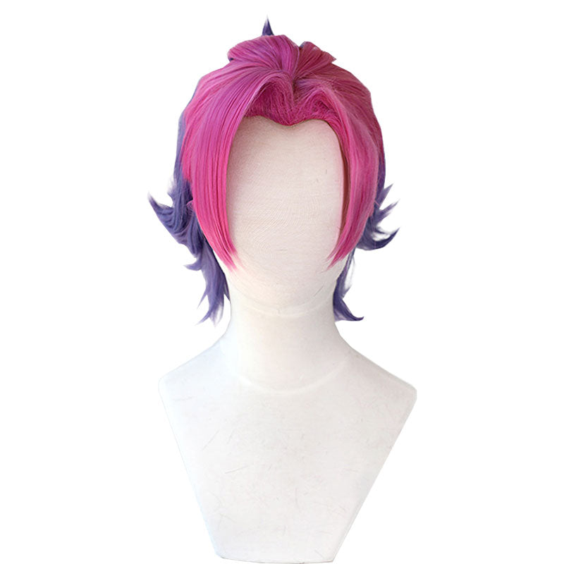 League Of Legends LOL Heartsteel Shieda Kayn Red Mixed Purple Cosplay Wig Halloween wig