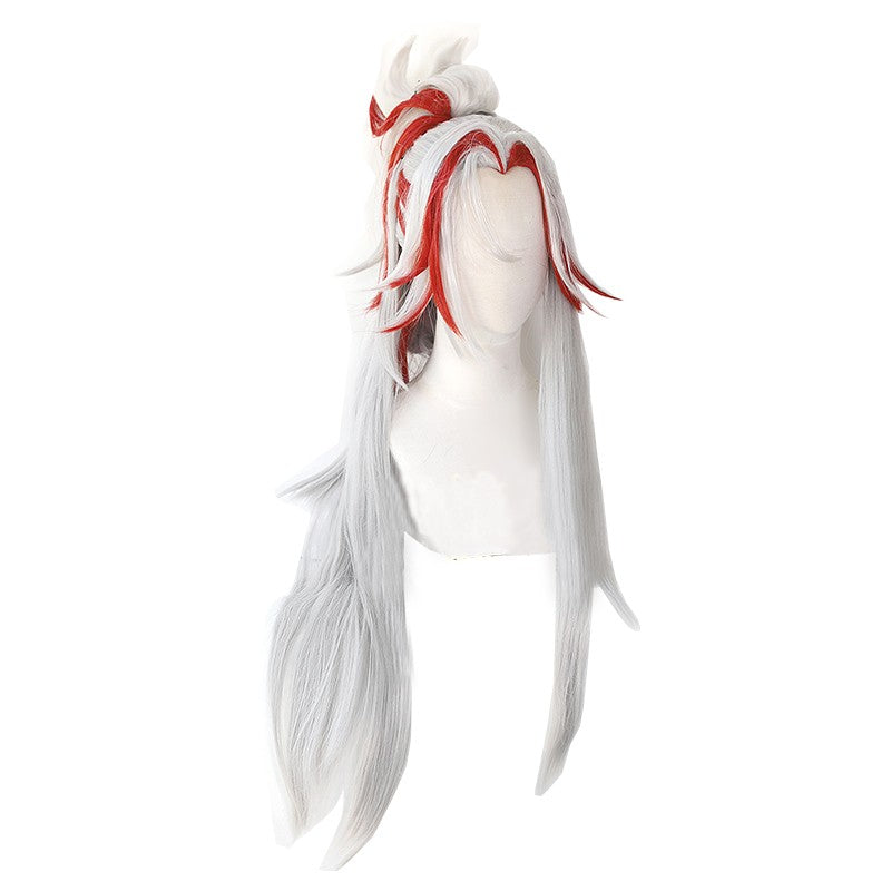 League Of Legends LOL Heartsteel Yone Grey Cosplay Wigs Halloween wig