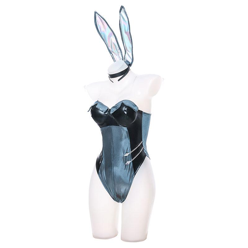 LOL KDA Kaisa Fanart Bunny Girl Cosplay Costume