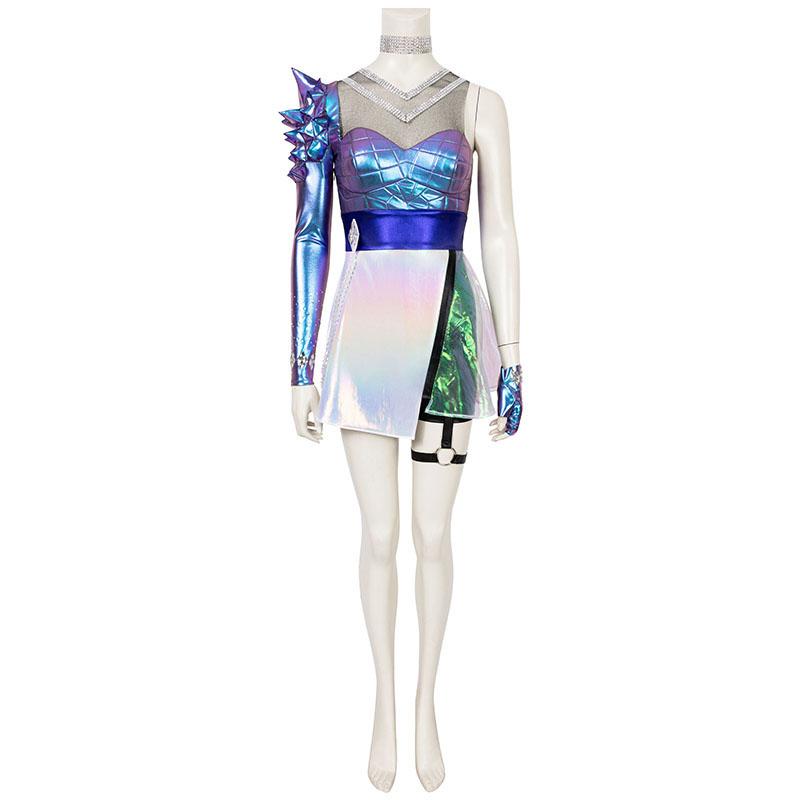 LOL KDA ALL OUT Ahri Cosplay Costume Halloween Costume