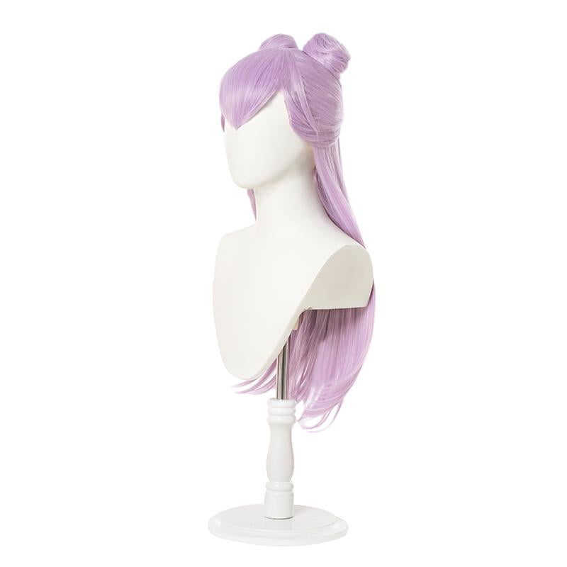 LOL KDA BADDEST Evelynn Purple Long Cosplay Wigs