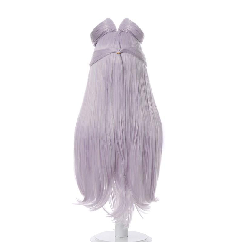 LOL KDA All Out Evelynn Purple Light Long Cosplay Wigs