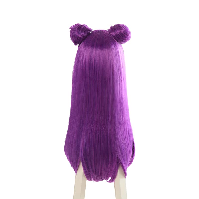 LOL KDA Skin Kaisa Long Straight Purple Cosplay Wigs Halloween wig