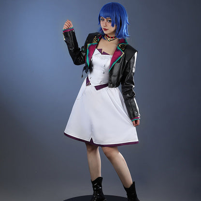 LOL League of Legends Arcane Season 2 Universe Jinx Powder Dress Cosplay Costume