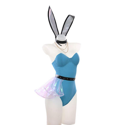 LOL KDA Seraphine Bunny Gril Fanart Cosplay Costume