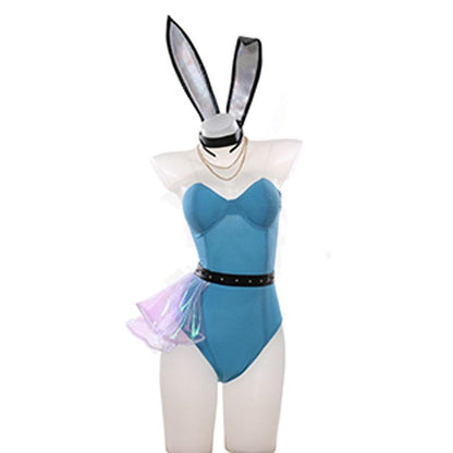 LOL KDA Seraphine Bunny Gril Fanart Cosplay Costume