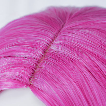 LOL Snow Moon Ahri Rose Red Gradient White Cosplay Wig