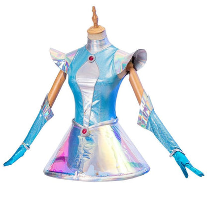 LOL  Space Groove Lux Cosplay Costume And Wigs