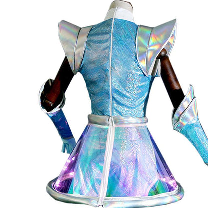 LOL  Space Groove Lux Cosplay Costume And Wigs