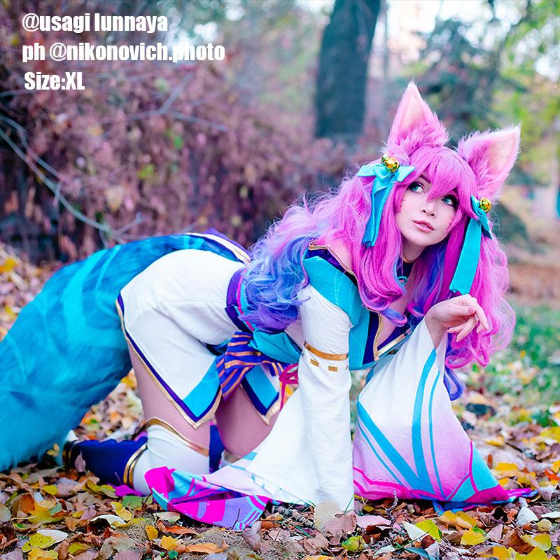 Ready To Ship LOL Spirit Blossom Ahri Cosplay Costume Halloween Costume