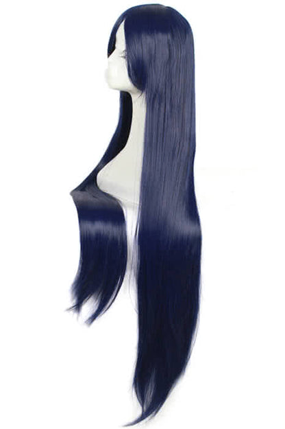 LOL the Nine-Tailed Fox Ahri Long Deep Blue Game Cosplay Woman Wigs