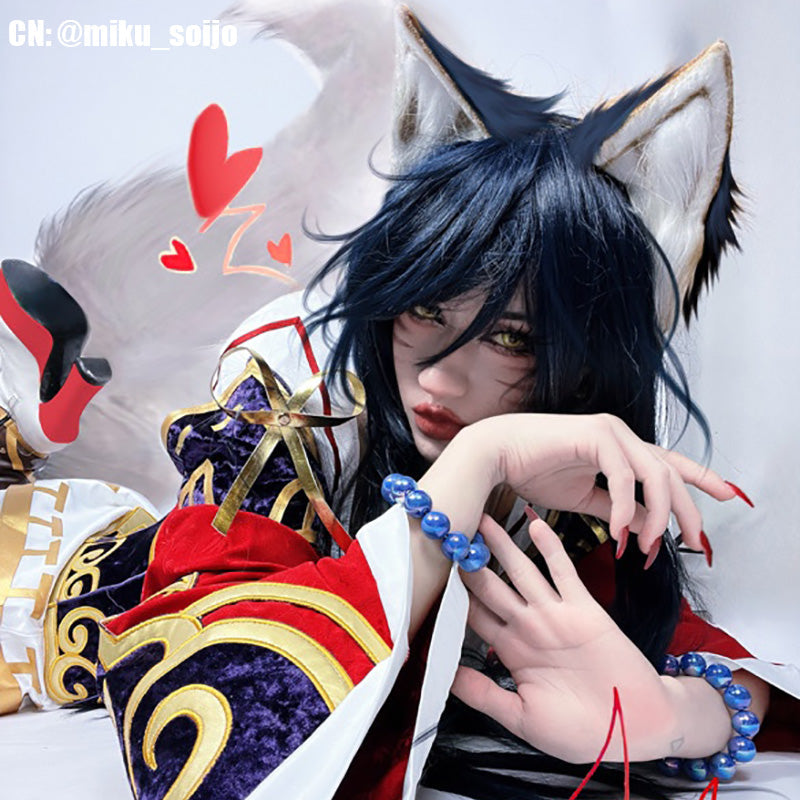 LOL The Nine Tailed Fox Ahri Cosplay Costume