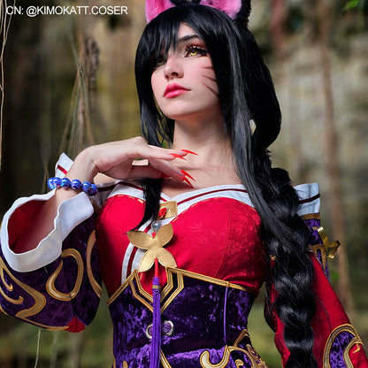 LOL The Nine Tailed Fox Ahri Cosplay Costume