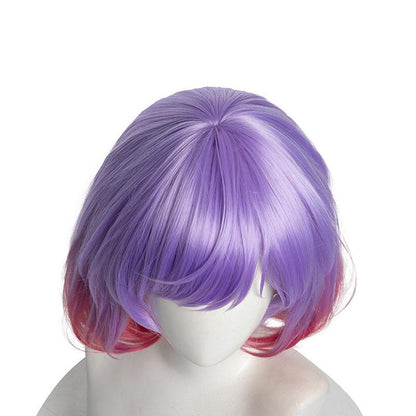 Astrum Luna Pink Purple Gradient Short Bob Cosplay Wigs
