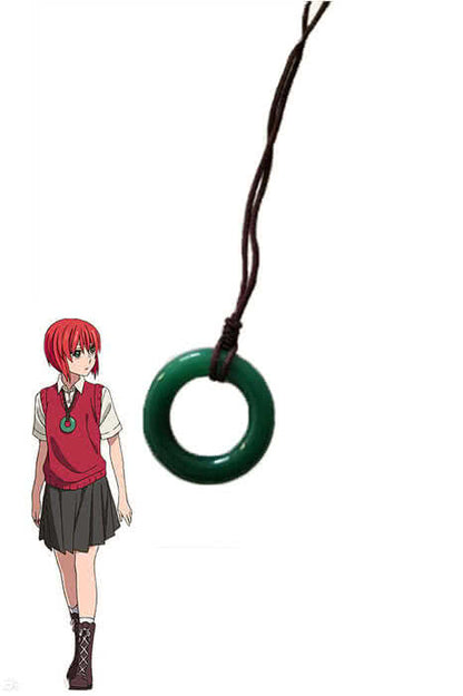 Mah¨­ Tsukai no Yome Chise Hatori Green Anime Cosplay Prop Necklaces
