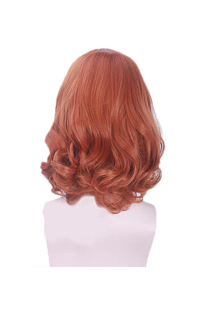 Miss Kobayashi's Dragon Maid Riko Saikawa Cute Long Orange Cosplay Wigs