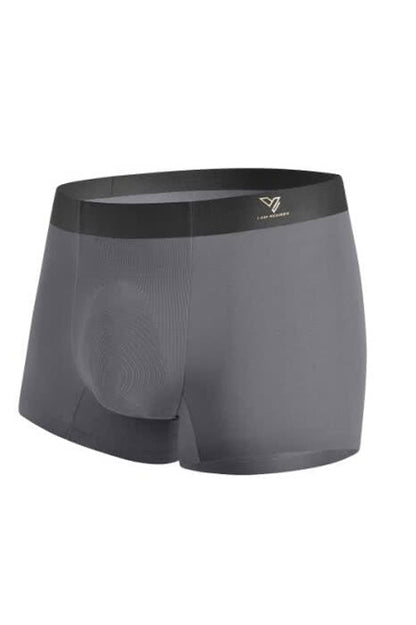 Mens Vinylon Fiber Seamless Boxer Briefs Underwear 2 Pack