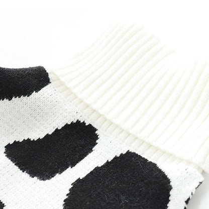 Japanese Milk Cow High Neck Backless Sexy Sweater Underwear