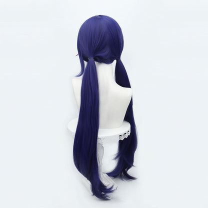 MiSide Mita Dark Blue Long Cosplay Wig