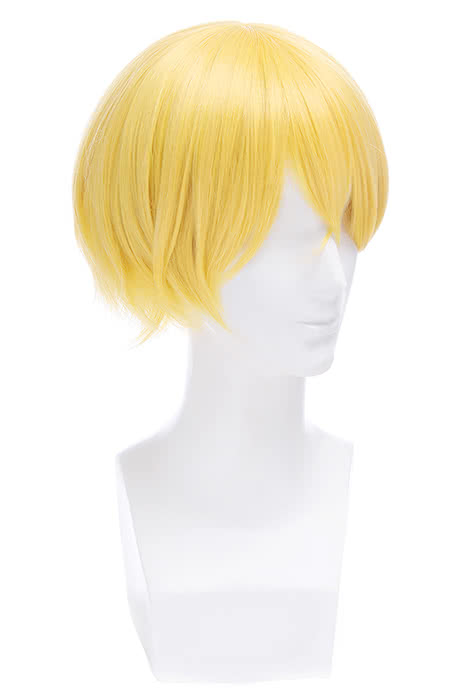 Shiwa Su Kakeru Anime Cosplay Wigs Short Yellow Wigs  ML227