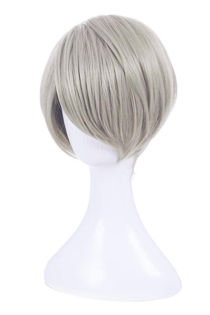 Yuri on Ice Victor Nikiforov Cosplay Wigs Men Short Gray Hair