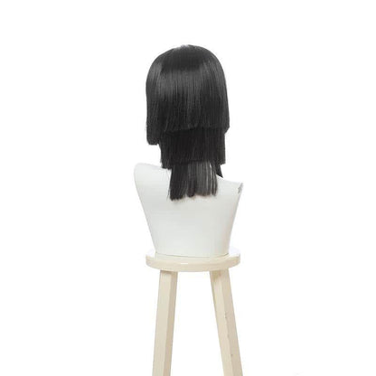 Demon Slayer Iguro Obanai Short Black Cosplay Wigs