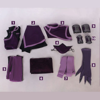 Mortal Kombat Mileena Cosplay Costume Suit