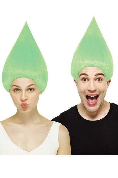 Movie Trolls Branch and Poppy 4 Colors Cosplay Hair Short Synthetic Cosplay Wigs