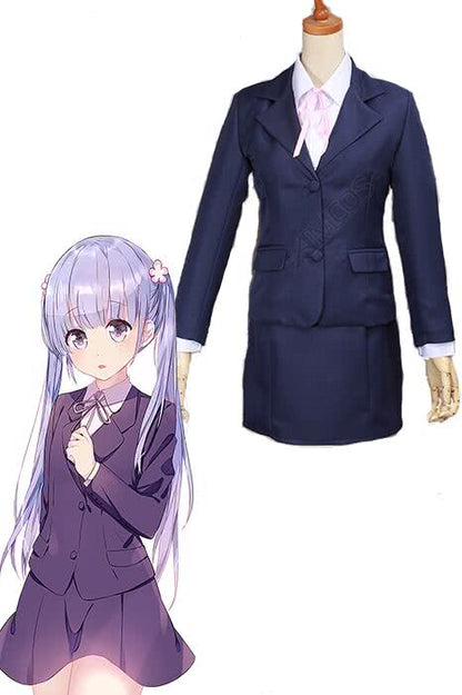 New Game!Suzukaze Aoba Uniform Cosplay Costumes
