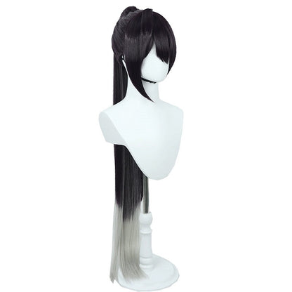 Nikke Goddess Of Victory Sin Black Mixed Grey Cosplay Wigs