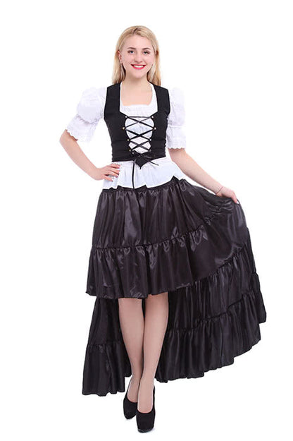 Oktoberfest Costumes Women  Retro Belly Dances Skirts Long Dresses GC14A-F-3