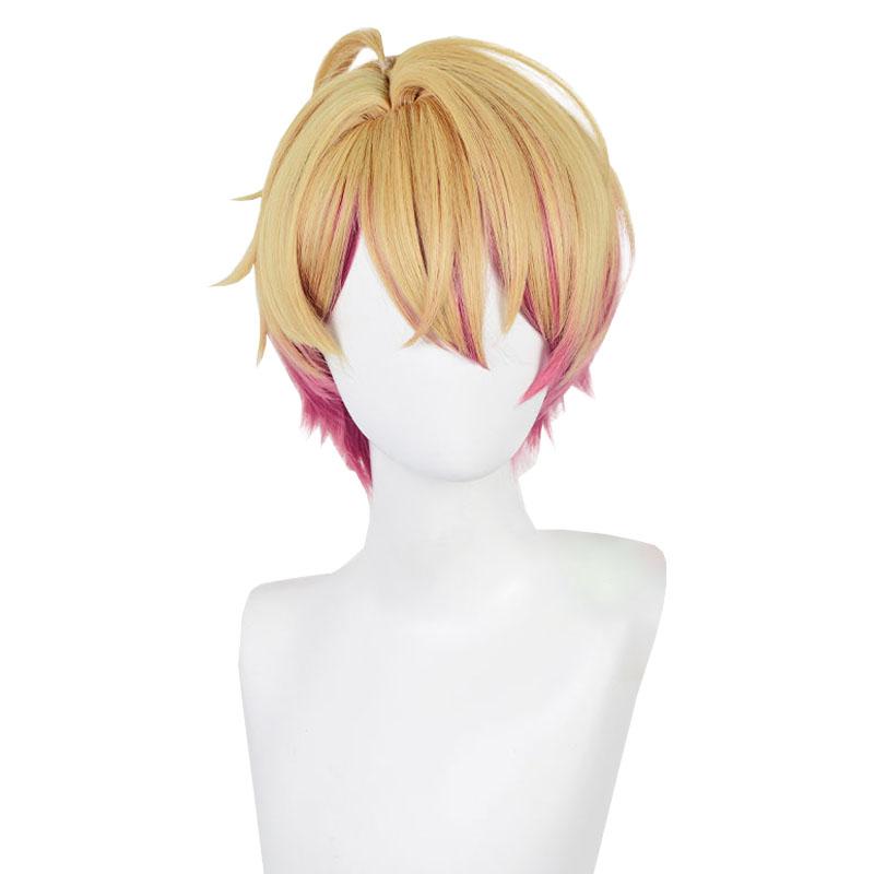Oshi no Ko Aquamarine Hoshino Blonde Mixed Pink Cosplay Wigs