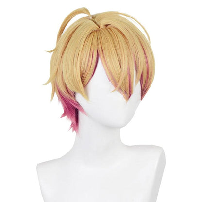 Oshi no Ko Aquamarine Hoshino Blonde Mixed Pink Cosplay Wigs