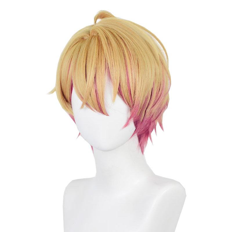 Oshi no Ko Aquamarine Hoshino Blonde Mixed Pink Cosplay Wigs
