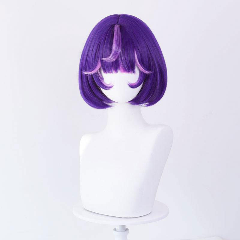 Overwatch Juno Purple BoBo Cosplay Wig